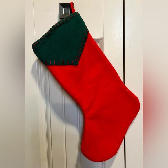 Embroidered cat stocking with resin ornament - Picture 2 of 9